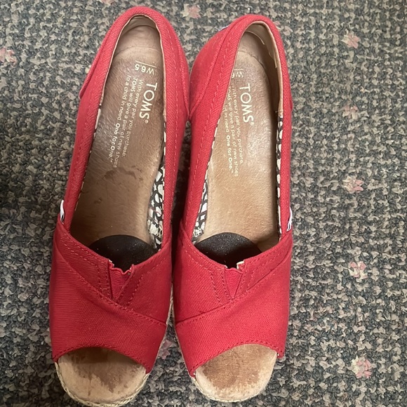 Toms Canvas Espadrille Wedge - Picture 4 of 4